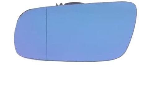 Außenspiegel Für VW Für Golf 4 Für Jetta MK4 Für Passat B5 Für Bora 1997-2009 Auto Seite Beheizte Rückspiegel Glas Links & Rechts Weiß & Blau Außenspiegel Glas(Blue Left)