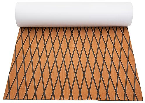 Foam Decking Sheet Faux,Boot Bodenbelag,Teak Marine Matte Marine Teppich,Kann Bootsdecking,Kajakdecking,Yachten,Surfbretter,Skimboards,Ponton,Skateboard,Kanus,Gartenboden,etc.weit verbreitet sein.
