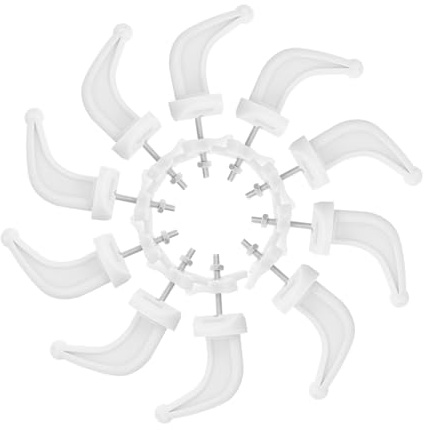 Angoily 10pièces Crochets Radiateur Pour Serviettes Manteaux Et Vêtements Installation Facile Sans Outils Design Élégant Pour Cuisine Et Salle De Bain