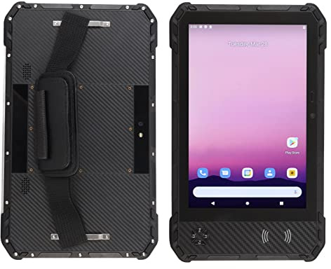 Lazmin112 Tablet de 8 Pulgadas con Red 4G, Gran Memoria, Cámara con Pantalla HD, Batería de Larga Duración, Multifunción, Soporte NFC,11, IP68 Resistente Al Agua. para Sitios Hostiles