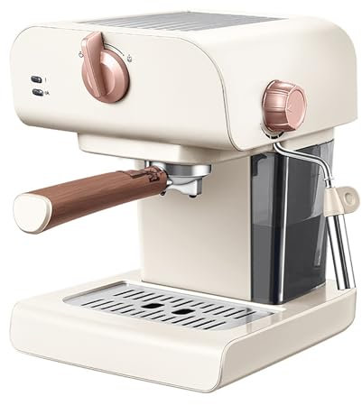 Piccola Macchina per caffè Espresso, Macchina per caffè Espresso, Macchina per caffè e caffè Espresso combinata, Pressione della Pompa 20 Bar, Funzione di schiumatura del Latte INT