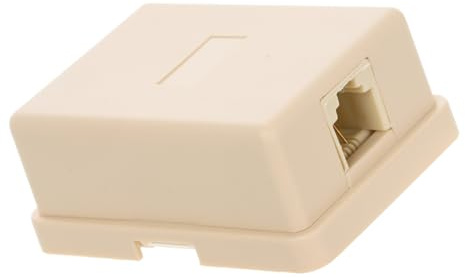 DIYEAH Wege-telefonsplitter Oberflächenmontage Pc Festnetzsplitter Anschlussdose Telefonadapter Einfache Installation Telefonanschlussdose