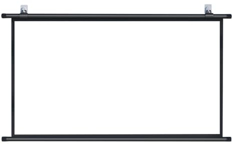 Screen For Projector Home Theater Projection Screen Manual Pull Down Projector Screen 40 50 60 72 4K HD Movie Screen For Indoor Outdoor, Wrinkle-Free, Easy Roll Up