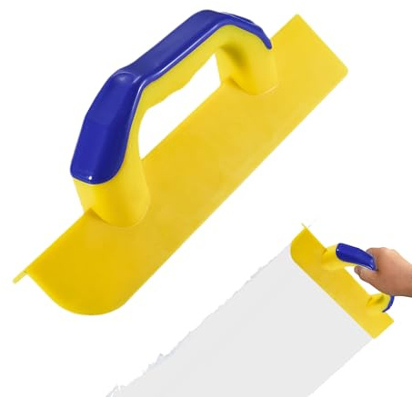Cazzuola angolare – Spatola per uso a lungo termine, impugnatura ergonomica, strumento per intonacatura per uso domestico e industriale, per uso interno ed esterno, per uomini e donne, lavoratori e