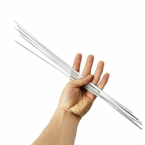 Welding Filler Wire, 100pcs Aluminum Flux Cored Rods, 1 6MM Diameter, 50CM Length for Metal Fabrication