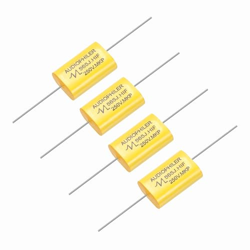 QUARKZMAN 4 Stück 5.6uF Hochfrequenz-Weichenkondensator 267V Audio-Lautsprecher Frequenzweiche Unpolarisierter Polypropylen MKP-Filmkondensator