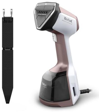 Tefal AeroSteam Elite Handheld Clothes Steamer, Suction technology, White & Rose Gold