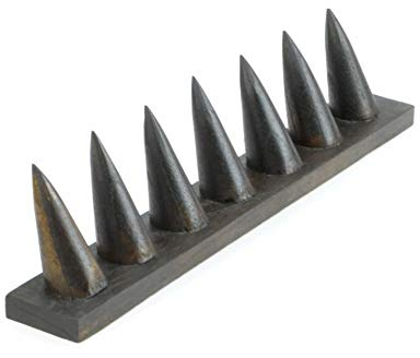 Ringhalter aus Holz Braun getönt Schokolade/Etagere Ringe (7 Räucherkegel)