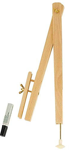 WONDAY Compas porte marqueur en bois pour tableau L 40 cm