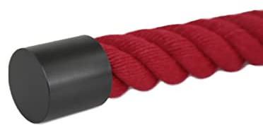 Seilkappe Seilendkappe bronziert/braun für 28mm - 30mm Handlaufseil/Treppenseil/Absperrseil