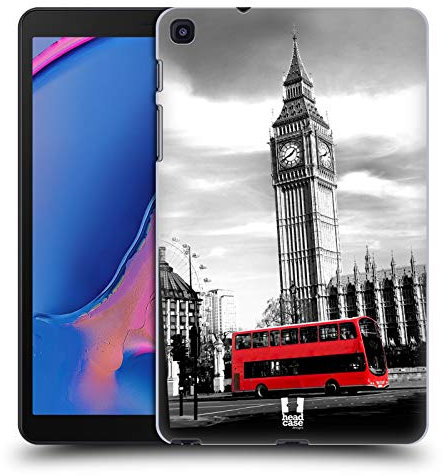 Head Case Designs Big Ben Clock Tower London Best Of Places Set 2 Hard Back Case and Matching Wallpaper Compatible With Galaxy Tab A 8.0 & S Pen 2019