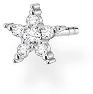 Thomas Sabo damer enkelt örhänge stjärna silver, 925 sterlingsilver, 0,56 cm, Sterlingsilver, Ej tillämpligt