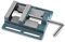 Column Drill Vise Professional Bench Vise 2.2 kg Cast Iron and Steel Column Drill Vise with Swivel Base Heavy Duty Milling Vise for Machine Maintenance