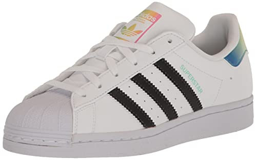 adidas Originals Sneaker Superstar Bambino, Bianco/Rosa fascio/Nero, 22 EU