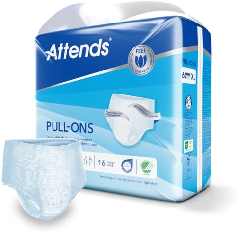 Attends Pull-Ons 6 - Gr. X-Large - Inkontinenzhosen und Inkontinezslips bei Harninkontinenz
