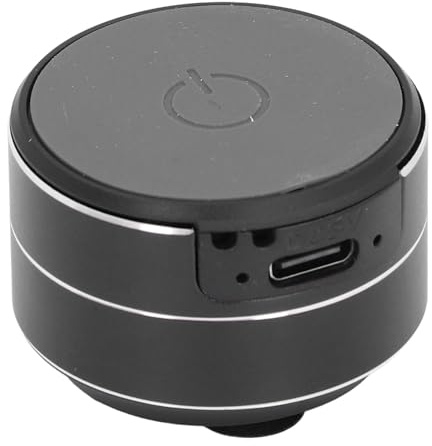Plyisty Knochenleitungslautsprecher, Tragbarer Kabelloser Bluetooth-Lautsprecher, Stereo-Musikplayer mit Saugnapfbasis, Unterstützt Dual-Lautsprecher-Pairing-Verbindung (Black)
