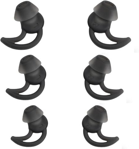 Lot de 3 Paires d'embouts de Rechange en Silicone pour écouteurs Bose QC20 QC20i QC30 IE2 SoundSport IE3 SIE2i