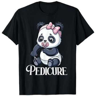 Pediküre Nagelpflege Panda T-Shirt