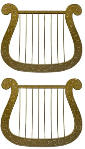 MQODLFP Simulation Harfe Modell Musikinstrument Dekoration Cosplay Maskerade Charakter Dress Up