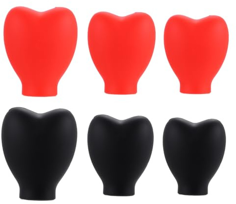 BESTYASH 6 Stück Silikon Make Up Pinsel Schutzhüllen Pinselkopf Abdeckung Staubschutz für Kosmetik Pinsel Schutzabdeckungen Reise und Zuhause