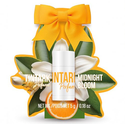 Profumo solido in stick, bar di profumi da viaggio per fragranze femminili, balsamo profumato floreale a lunga durata, mini Eau de Parfum con e fiorito, delicato e naturale 5g (Midnight Blossom) | Bastoncino profumato solido formato da viaggio con note di fiori d'arancio, gelsomino, caffè nero e vaniglia