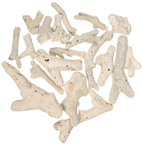 VICASKY Pierre Décorative pour Aquarium Sable Naturel pour Filtration et Régulation du Ph Galets Décoratifs Multicolores pour Eau Douce et Eau de Mer Couleur Aléatoire