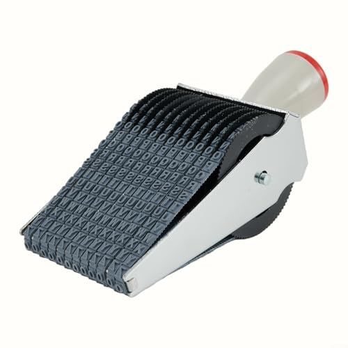 Sello rodante para embalaje con diseño giratorio flexible para codificación de fecha personalizada y número de lote (1 12 bits)