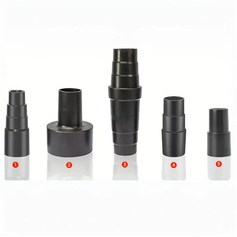 Genérico 5 unids/Set Kit de Adaptador de Manguera de vacío Universal Conjunto de Accesorios Reductor de Engranajes convertidor (3,81-3,81, 4,45-3,25) Adaptador de Puerto de Manguera a Prueba de Polvo