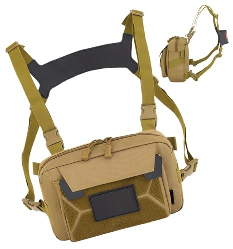 Generisch Borsa da petto per sport, gilet da bicicletta, robusto gadget antifurto di qualità durevole, 350 g, accessorio per esterni, strumento efficace per caccia, campeggio, viaggi