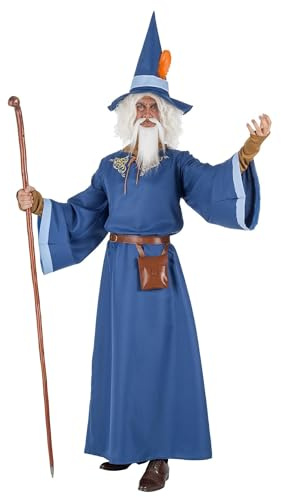 Banyant Toys Blå trollkarl S kostym