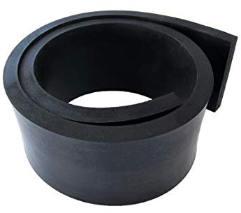 Gummistreifen in der Größe 1200x80x20mm Gummi-Matte Auflage Streifen Unterlage Schürfleiste Abrieb Schneeschild Leiste