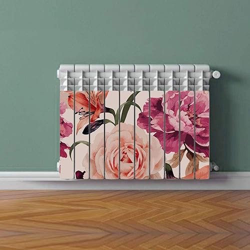 Termosifone DROW ROSE AND FLOWERS Rivestimento Adesivo Laminato Stickers Termosifone Wrapping Interior Design