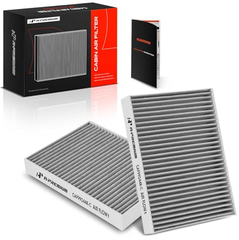 A-Premium 2-PC Cabin Air Filter with Activated Carbon Compatible with BMW 530i, 530i xDrive, X5, X6, X7, 530e, 540i, 540i xDrive, 740i, 750i, 750Li xDrive, 840i, Alpina B7, M5, M550i xDrive, M8