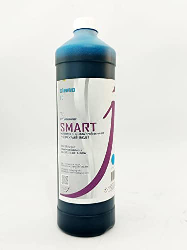 Recharge d'encre cyan pour canon, epson, hp, brother, colorant compatible de 1 litre ne sèche pas les têtes nettoie les buses lors de l'impression