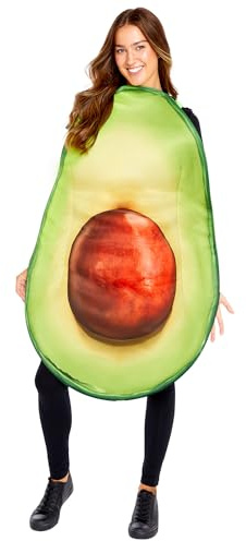 amscan 9918660 Avocado-Reiter-Kostüm für Erwachsene, Brust 116,8 cm