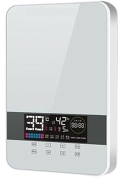 Chauffe-eau électrique sans réservoir Chauffe-eau Électrique Instantané Domestique, Machine De Douche Intelligente For Hôtel, Salon De Coiffure, Chauffe-eau Rapide, Télécommande, Écran Tactile LED(bla