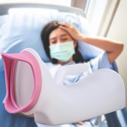 HAILM Urinal Frauen, 1000 Ml Auslaufsichere Urinflasche Für Frauen, Professionelle PIPI-Flasche, Frauen Urinal Unterwegs Wiederverwendbares Für Ältere Menschen, Auto, Reisen, Camping, Notfall