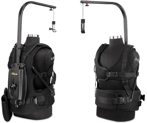 FLYCAM Starter Female Flowline Body Support Rig for Camera & Gimbals. (Size XL/XXL). Offers 180° Top Bar Rotation & 3-7.5kg / 6-16lb Payload