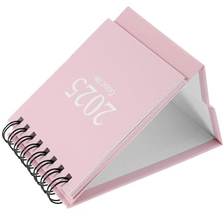 BCOATH Spiral-minikalender 2024–2025 Schreibtischkalender Von Monthly Planner Dickes Papier Zum Schreiben Kompakter Büro-organizer