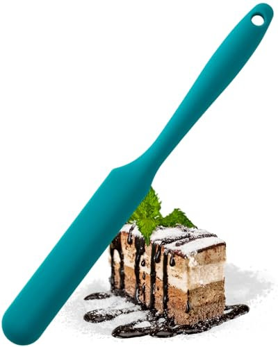 Taylors Eye Witness Mini couteau à palette en silicone bleu lagon – Passe au lave-vaisselle Flexible et taille parfaite pour glaçage des cupcakes, petits pains et pâtisseries Résistant aux odeurs, aux