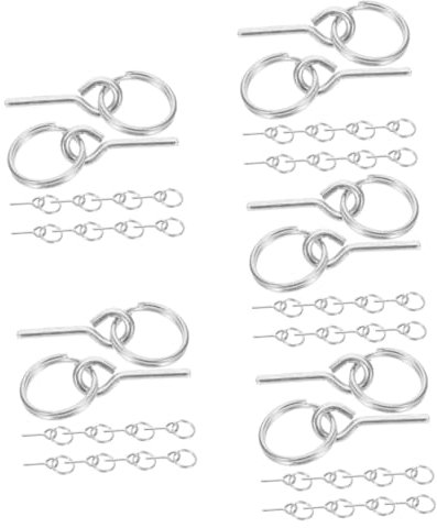 OSALADI 50stücke Zeltverbindungsstifte Robuste Outdoor-ringpins Für Zeltseile Einfache Installation Tragbar Kompatibel Mit Verschiedenen Zeltgrößen Und Designs