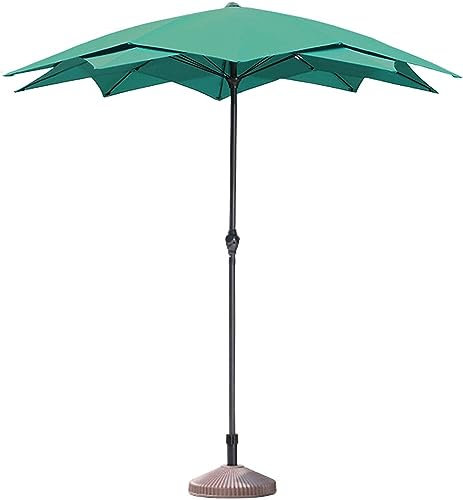 HUIBBGO Garden Parasol Umbrella Beach Umbrella Beach Patio Umbrella With Base Included Small Bistro Plants Shade Advertising Umbrella Sun Protection Outdoor Table Umbrella