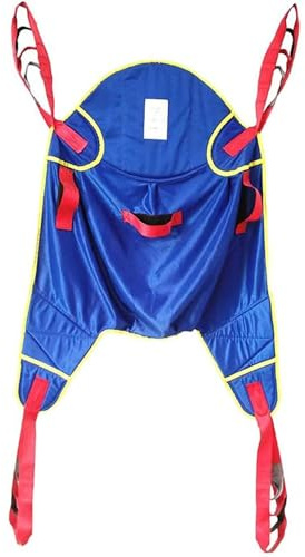 Full Body Sling Patient Lift Bathroom Transfer Hammock Divided Leg Shower Sling Walking Standing Aids for Elderly Moving Assist Hoist Gait Belt(L)