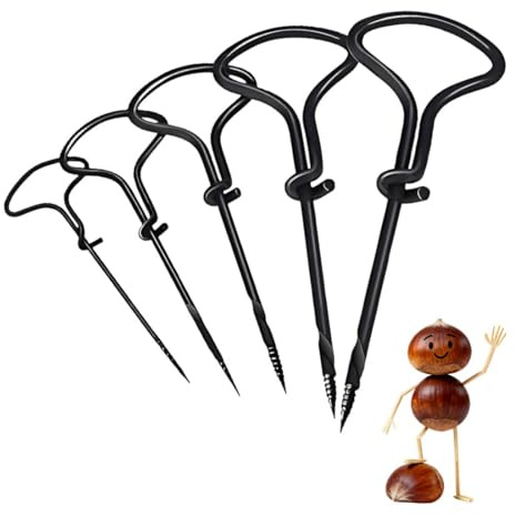 LACHT Lavoretti Creativi Per Bambini, Trapano Per Castagne Bambini Set, Kit Di Bricolage Castagne Bambini, 1,5-5 Mm Trapano Per Castagne E Accessori Diy Per Bricolare Con Le Castagne