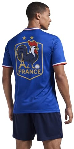 Maillot Foot France Coupe du Monde 2026 (Rich.Art) (FR/ES, Alpha/Lettres, M, Taille Normale, Taille Normale)
