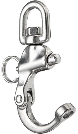 YOUTTOO 316 Stainless Steel Quick Release Boat Anchor Chain Eye Shackle Swivel Snap Hook