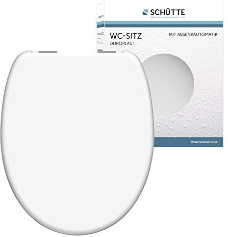 Schütte Duroplast WC-Sitz White mit Absenkautomatik