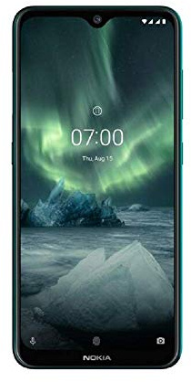 Nokia 7.2 6.3 pulgadas Android UK Smartphone sin SIM con 4 GB de RAM y 64 GB de almacenamiento (Dual Sim) - Verde cian (renovado)