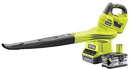 UKB Ryobi Garden Blower Kit with Battery & Charger RBL1820S40, Green