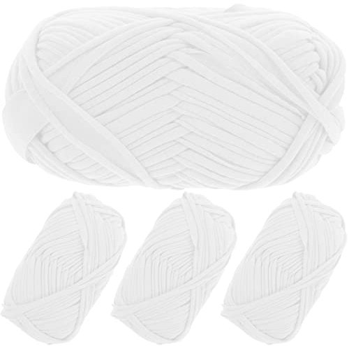 VICASKY 4rollen Geflochtenes Garn Für Handarbeiten Häkeln Decken Taschen DIY-weben Seilstricken Heimdekoration Perlenarbeiten Chinesische Knoten Aus Hochwertigem Polyester